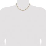 14K 3mm Regular Rope with Lobster Clasp Chain - Image 4