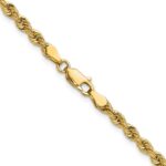 14k 3.3mm Regular Rope Chain - Image 3