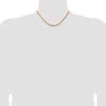 14K 3.75mm Diamond-cut Rope with Lobster Clasp Chain - Image 4