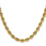 14k 6.7mm Regular Rope Chain - Image 2
