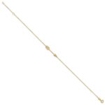 10k Polished Arrow Plus Extender - Total Anklet - Image 2