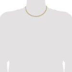 10k 3.35mm Semi-Solid Curb Link Chain - Image 4