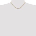 10k 2.5mm Semi-Solid Rope Chain - Image 4