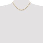 10k 3.5mm Semi-Solid Rope Chain - Image 4
