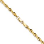 10k 3.5mm Semi-Solid Rope Chain - Image 3