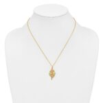 10k Tri-color Black Hills Gold Necklace - Image 4