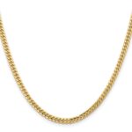 10K 3.5mm Solid Miami Cuban Chain - Image 2