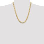 10K 8.0mm Solid Miami Cuban Chain - Image 4