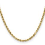 10k 3.5mm Semi-solid D/C Rope Chain - Image 2