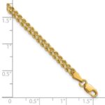 10k 3.0mm Wide Double Strand Rope Bracelet - Image 2