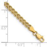 10k 3.75mm Double Strand Rope Bracelet - Image 2