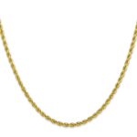 10k 2.75mm Diamond-cut Rope Chain - Image 2