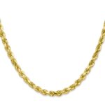 10k 4.5mm Diamond-Cut Rope Chain - Image 2