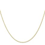 10k 1.15mm Carded Cable Rope Chain - Image 2