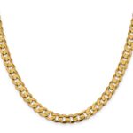 10K 7.5mm Open Concave Curb Chain 10K - Image 2