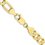 10k 6.75mm Concave Open Figaro Chain - Image 3