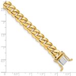 10k 8.7mm Hand-polished Miami Cuban Chain Link Bracelet - Image 2