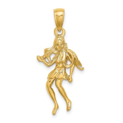 14k Large Virgo Zodiac Charm