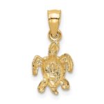 14K Turtle Pendant - Image 3