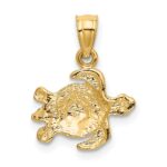 14K Turtle Pendant - Image 3
