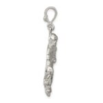 Sterling Silver Hockey Player Charm - Image 2