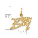 10k BABY BOY Charm - Image 3