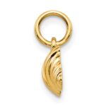 10k Solid Barbell Charm - Image 2