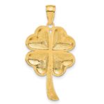 10k 4-Leaf Clover Pendant - Image 3