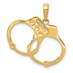 10K Handcuffs Pendant
