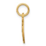 10K Polished Border Small Cut-out Heart Pendant - Image 2