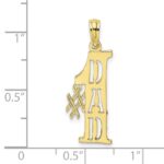 10K #1 DAD Cut-Out Vertical Pendant - Image 3