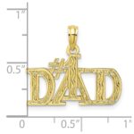 10K #1 DAD Pendant - Image 3
