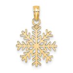 10k Snowflake Pendant - Image 4