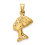10k 3-D Nefertiti Pendant - Image 4