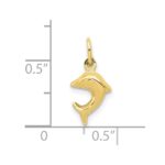 10k Dolphin Charm - Image 3