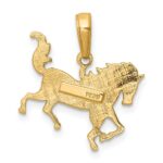10k Horse Pendant - Image 4