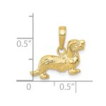 10K Long-Haired Dachshund Dog Pendant - Image 4