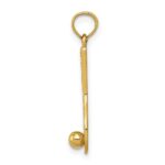 10k Tennis Racquet and Ball Charm - Image 2