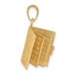10K  3D Lord's Prayer Bible Pendant - Image 6