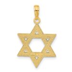 10K Star of David Pendant - Image 3