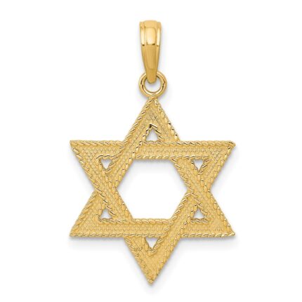 10K Star of David Pendant