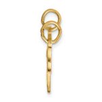 10K Heart and Key Break-apart Charm - Image 2