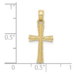 10K Cross Pendant - Image 3