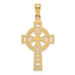 10K Celtic Cross w/Eternity Circle Pendant