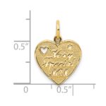 10K VERY SPECIAL MOM Heart Charm - Image 3