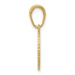 10K Star Of David And Chai In Circle Pendant - Image 2