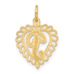 10k Initial P Charm - Image 4