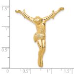 10k Solid Polished Corpus Pendant - Image 3