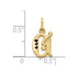 10k Initial G Charm - Image 3