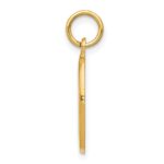 10k Solid Satin Polished St. Christopher Pendant - Image 2